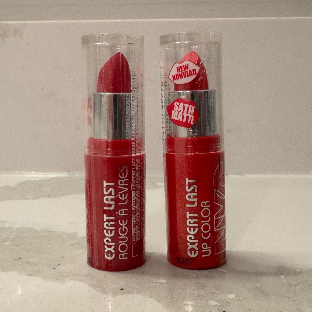 NEW Lot of 2 NYC Expert Last Lipsticks 404 & 450